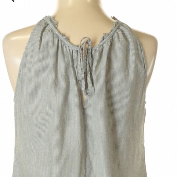 LOFT Cotton Striped Halter Top - Picture 2 of 5